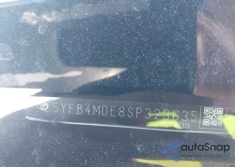 2025 Toyota Corolla Le from USA, damaged, VIN 5YFB4MDE8SP323635